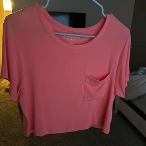 American Eagle Crop Top with front pocket